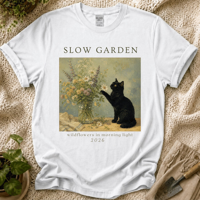 Wildflowers in Morning Light T-Shirt by Zen & Zucchinis Slow Garden Club