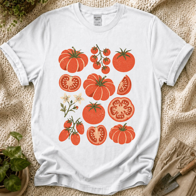 Tomato Selection Slow Gardener T-Shirt by Zen & Zucchinis Slow Garden Club