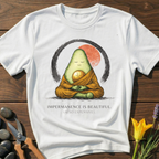 Avocado Wisdom T-Shirt - botanical nature graphic t-shirt, minimalist design, unisex tee for Nature Lovers, Garnder, Farmer, Plant Lovers