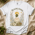 Healing Hands Garden Mother T-Shirt by Zen & Zucchinis Slow Garden Club