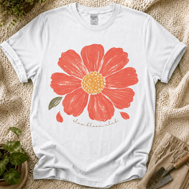 Slow Bloom Club Garden Flower T-Shirt by Zen & Zucchinis Slow Garden Club