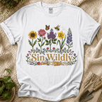 Shine Wildly Summer Flower T-Shirt by Zen & Zucchinis Slow Garden Club