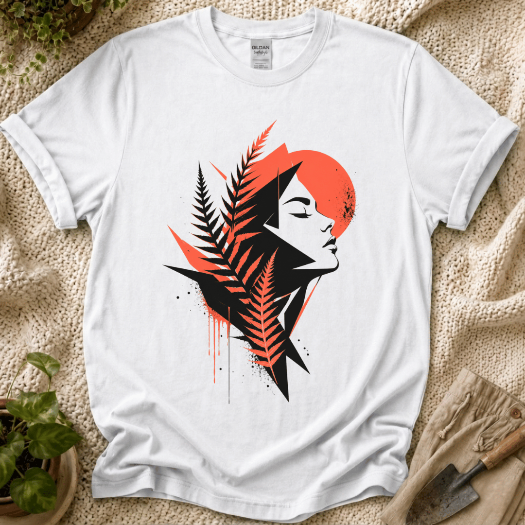 Wild Fern Botanical Art T-Shirt - Zen & Zucchinis garden graphic tee