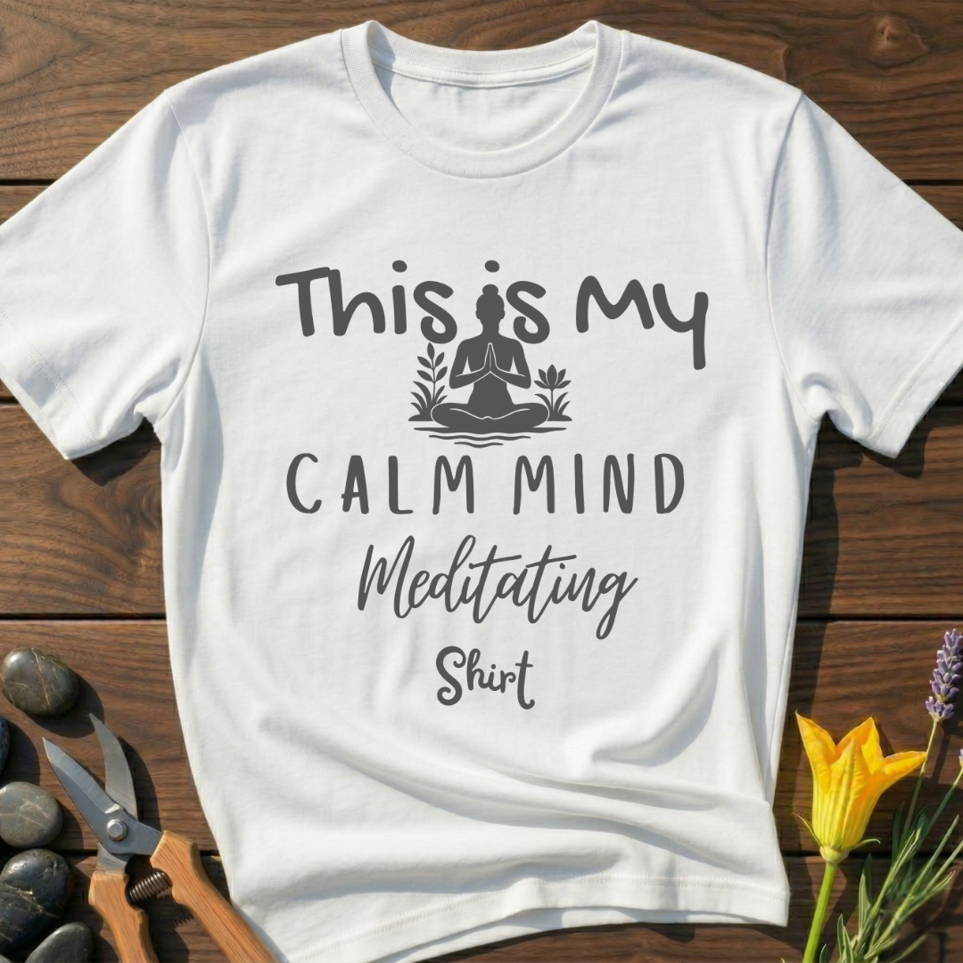 Calm Mind Meditating Shirt T-Shirt