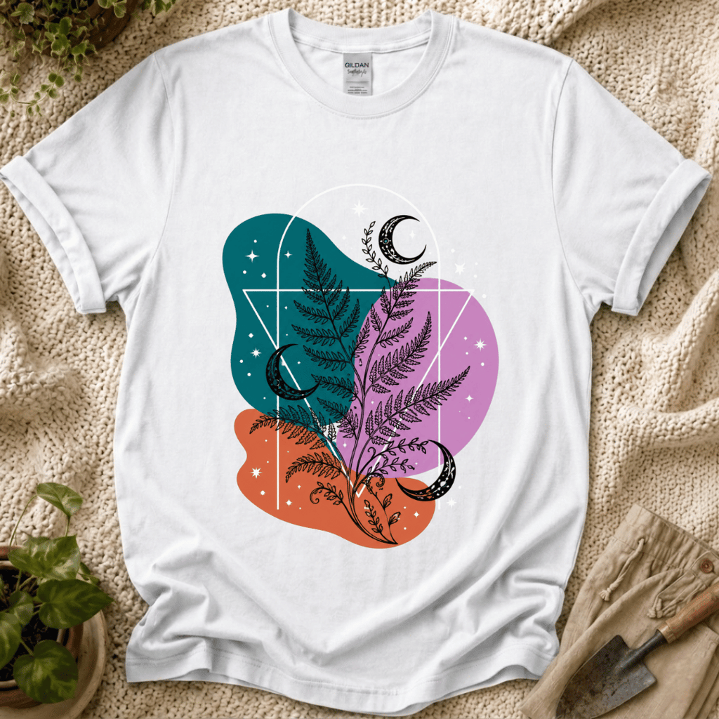 Moon Fern Slow Garden T-Shirt by Zen & Zucchinis Slow Garden Club