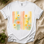 Flower Watercolor Wall T-Shirt by Zen & Zucchinis Slow Garden Club