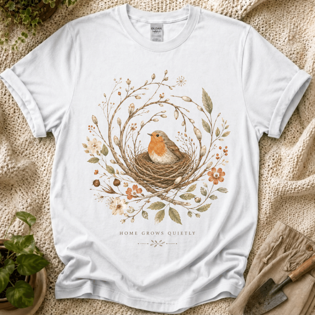Soft Birds Nest Nature T-Shirt