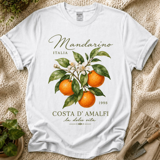 Mandarino Slow Summer Citrus T-Shirt by Zen & Zucchinis Slow Garden Club