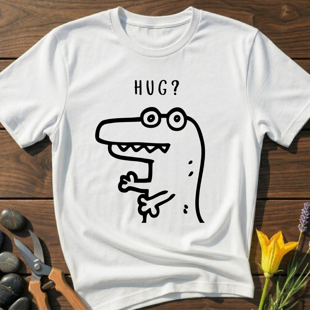 HUGigator - T-Shirt - botanical nature graphic t-shirt, minimalist design, unisex tee for Nature Lovers, Garnder, Farmer, Plant Lovers