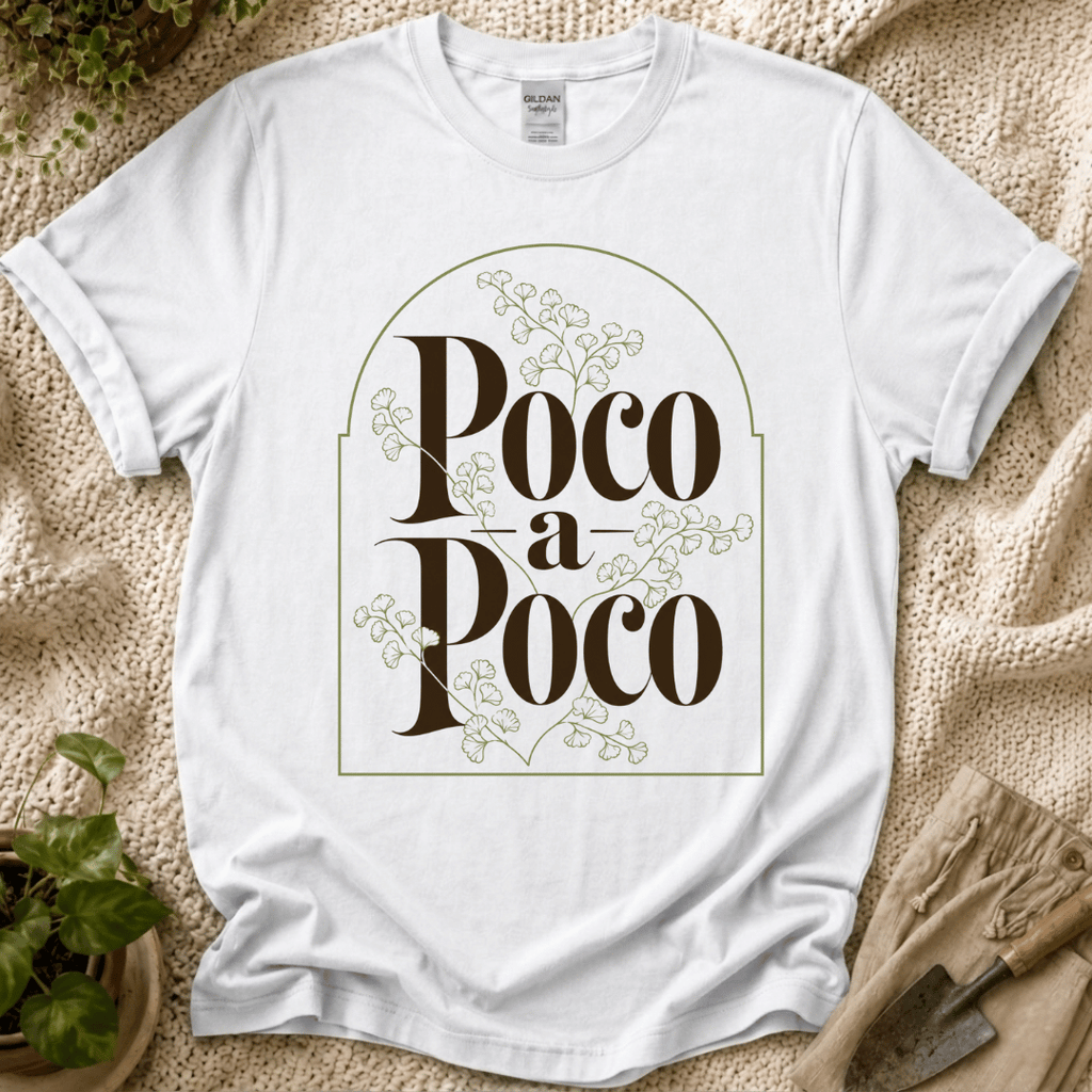 Poco a Poco Garden T-Shirt by Zen & Zucchinis Slow Garden Club