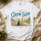 Grow Slow Wildflower Garden T-Shirt by Zen & Zucchinis Slow Garden Club