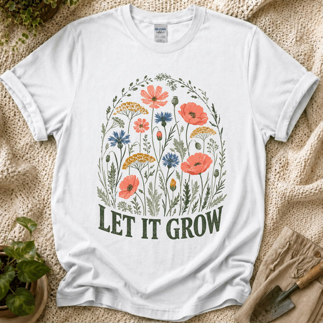 Let It Grow T-Shirt - Zen & Zucchinis garden graphic tee