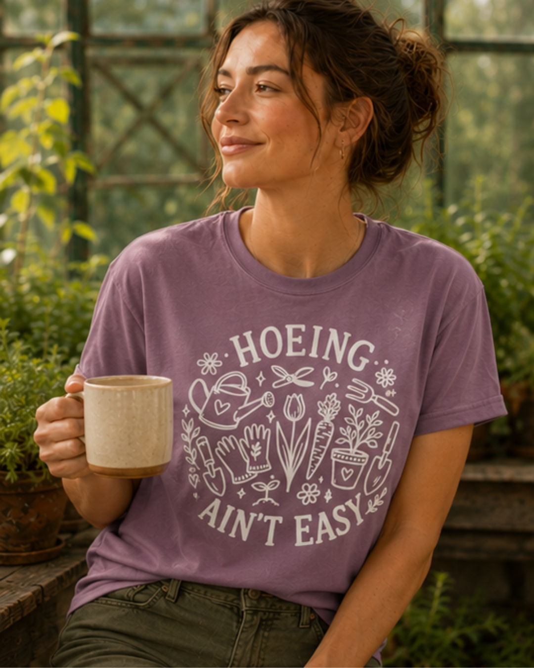 Hoeing Ain't Easy T-Shirt